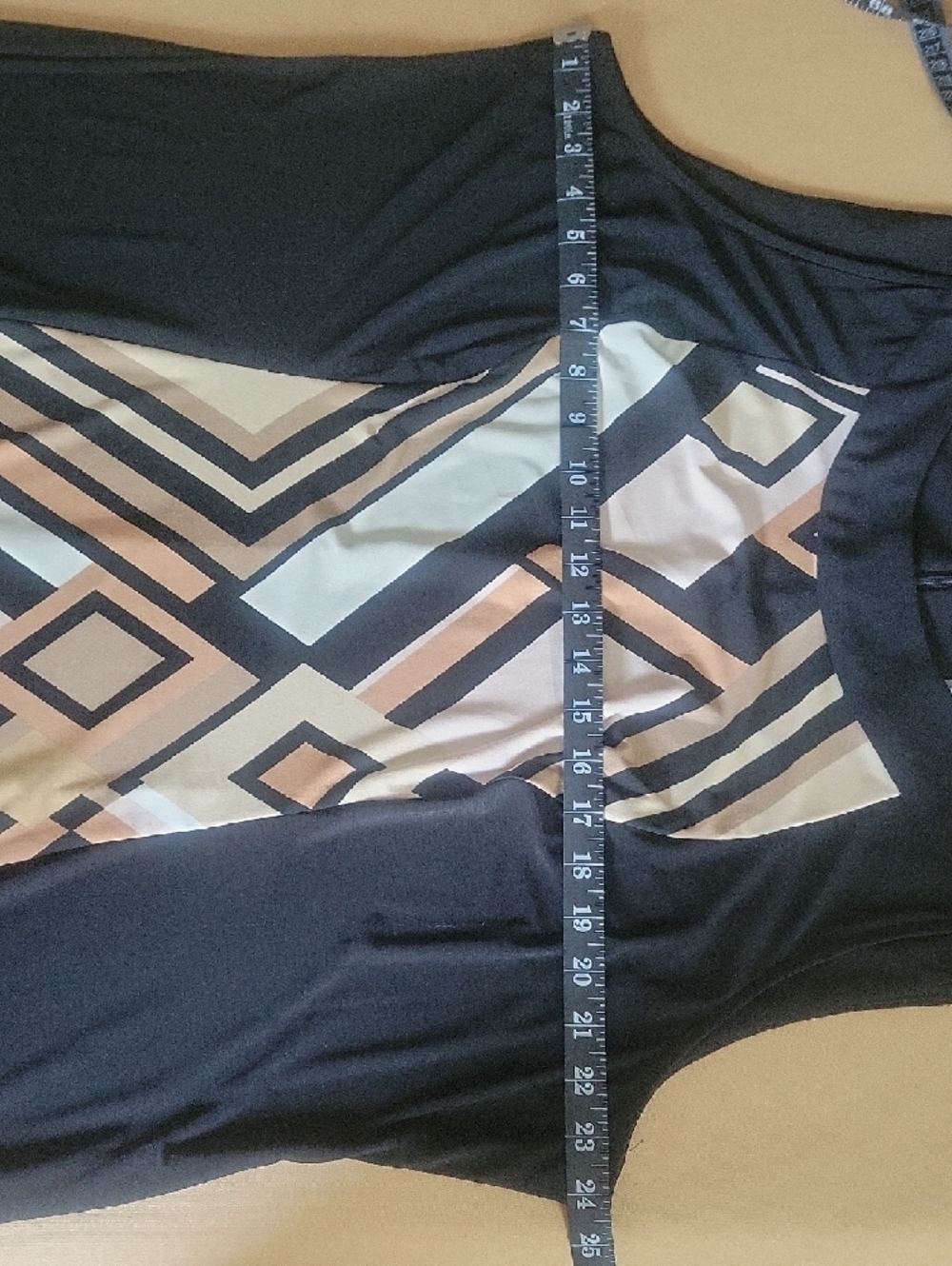 NWT Roz & Ali Black Tan Long Sun Dress 22 - Picture 3 of 8